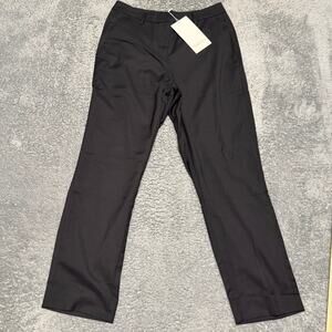 Wildfang Empower Slim Crop Pant Womens 6 Black Dress